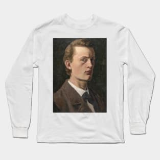 Self-Portrait by Edvard Munch Long Sleeve T-Shirt